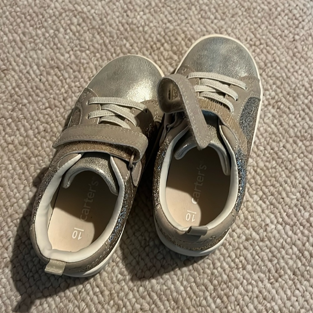 Gold Glitter Shoes